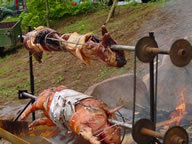 Tivola's Welt - Bildergalerie Neuendorfer Dorffest im Jahr 2003 - Beatabend mit der Gruppen The Jets, Sperrstund und Sohlmen