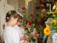 Tivola's Welt - Bildergalerie Kommunion in Neuendorf im Jahr 2003