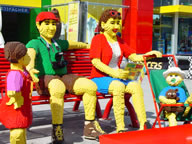Tivola's Welt - Bildergalerie Kurztripp ins Legoland nach Günzburg mit Übernachtung in der Pension in Augsburg im Jahr 2005.